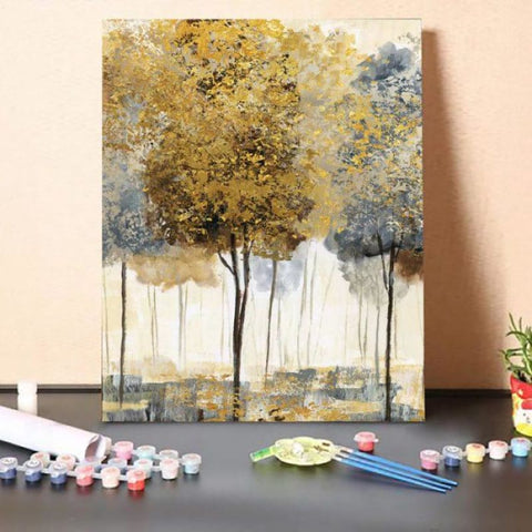 Paint by Numbers Kit-Golden Autumn