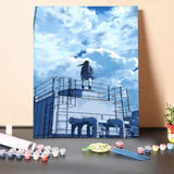 Paint by Numbers Kit-High Tower Clouds