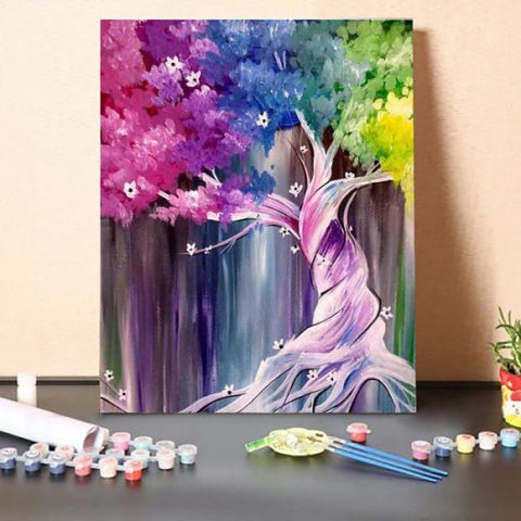 Paint by Numbers Kit-Magic Tree