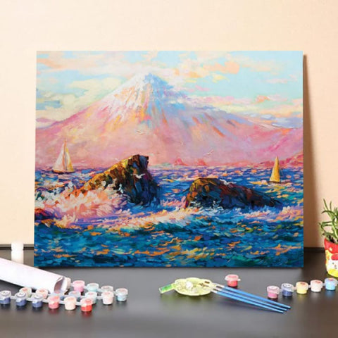 Paint by Numbers Kit-Mount Fuji