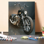 Paint by Numbers Kit-Wild Motorcycle