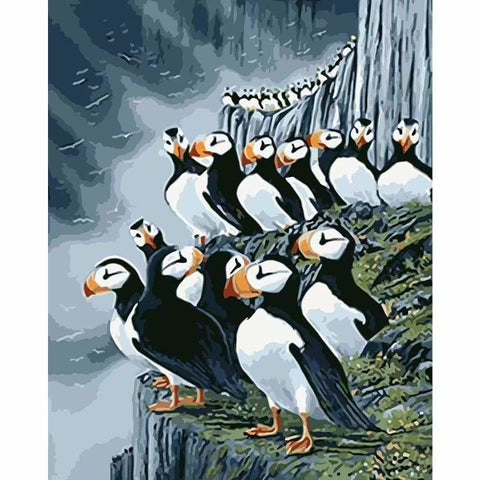 Penguin Diy Paint by Numbers Kits DIY PBN96424 - NEEDLEWORK KITS