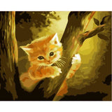 Pet Cat Diy Paint By Numbers Kits PBN90606 - NEEDLEWORK KITS