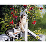 Pet Cat Diy Paint By Numbers Kits PBN90614 - NEEDLEWORK KITS