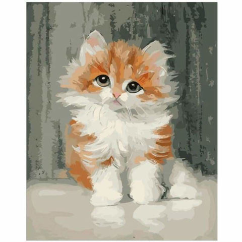 Pet Cat Diy Paint By Numbers PBN90490 - NEEDLEWORK KITS