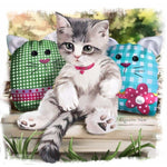 Pet Cat Paint By Numbers Kits PBN90663 - NEEDLEWORK KITS