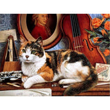 Pet Cat Paint By Numbers Kits VM90673 - NEEDLEWORK KITS