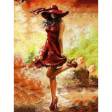 Portrait Sexy Girl Paint By Numbers Kits ZXQ1822-23 - NEEDLEWORK KITS