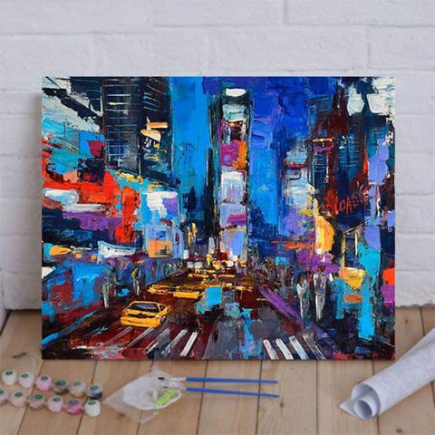 Saturday Night in Times Square Paint By Numbers Kit