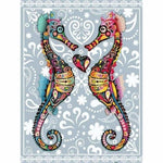 Seahorse Diy Paint By Numbers Kits QFA90066 - NEEDLEWORK KITS