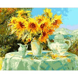 Sunflower Diy Paint By Numbers Kits ZXQ1526 - NEEDLEWORK KITS