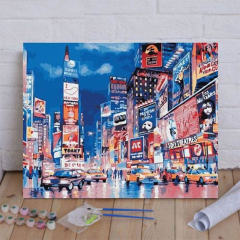 Times Square New York Paint By Numbers Kit