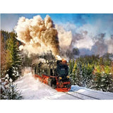 Train Diy Paint By Numbers Kits VM95211 - NEEDLEWORK KITS