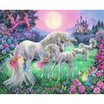 Unicorn Diy Paint By Numbers Kits ZXQ3524 - NEEDLEWORK KITS