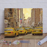 Yellow Taxi in NYC Paint By Numbers Kit